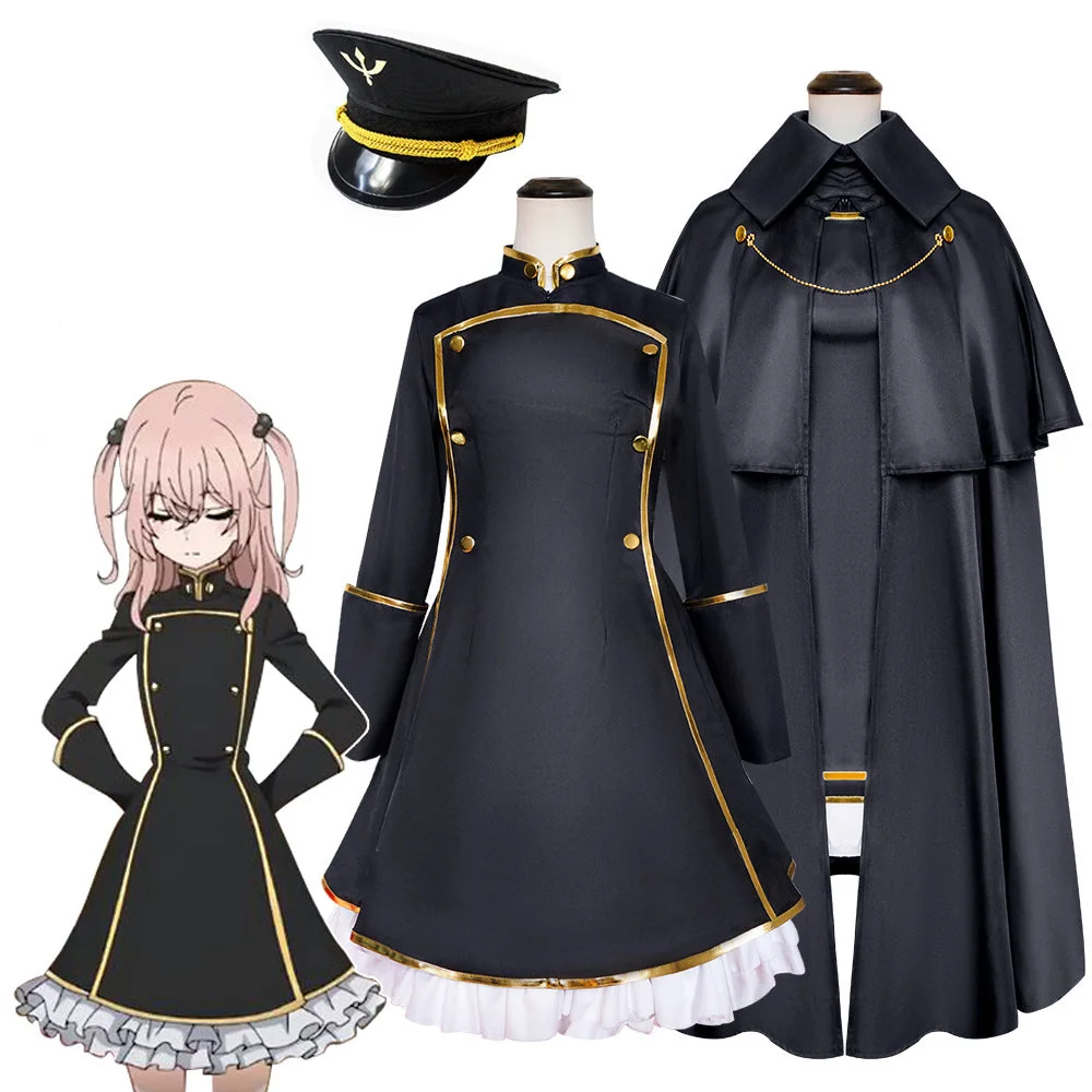 My Dress-Up Darling Inui Sajuna Cosplay Halloween Army Dress Uniform-elleschic