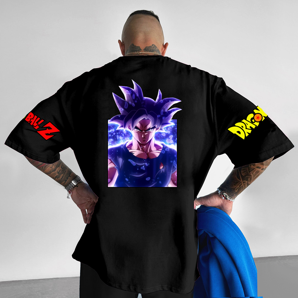 Casual Oversized DB Print T-Shirt