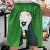 New Green Puppy Quick Dry Pajamas Men's Casual Pants Shorts Creative Shorts