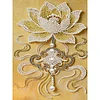 Lotus-DIY-Perlenmalsets mit Rahmen 30x40 cm Perlengem&auml;lde Bildkunst Basteln f&uuml;r Erwachsene Anf&auml;ngergeschenk Wanddekoration f&uuml;r Wohnw&auml;nde