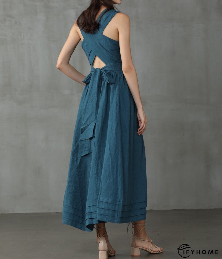 Cross Back Cocktail Dress | IFYHOME