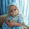 20" Lifelike Blue Eyes Handmade Silicone Vinyl Reborn Baby Girl Zidina - RBBI-Myrebornbabydoll&reg; Myrebornbabydoll&reg;