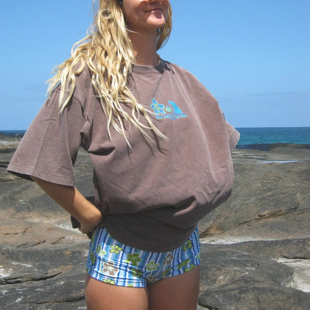 Unisex Floral Tahitian Tee