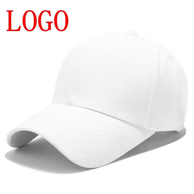 Embroidered Letters Print Logo Adjustable Buckle Men Baseball Cap Add Logo Solid Color Embroidered Name Unisex Dad Hat Snapback
