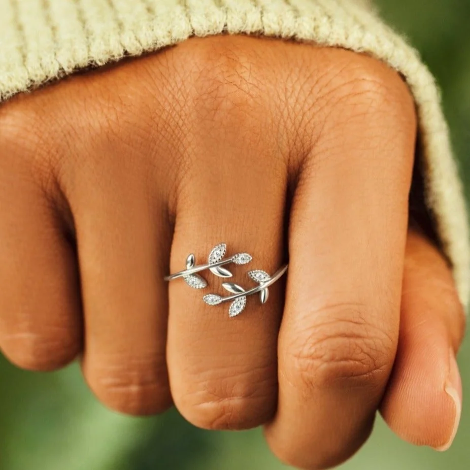 I Love You So Much Leaf Ring