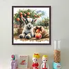 Lamb-11CT Stamped Cross Stitch 40*40cm/15.75*15.75in tapestrymarket