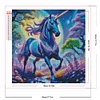 (40*40cm)Unicorn - Round AB Drill Diamond Painting