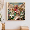 Engelsfee - speziell geformtes Diamantgemälde - 30*30cm