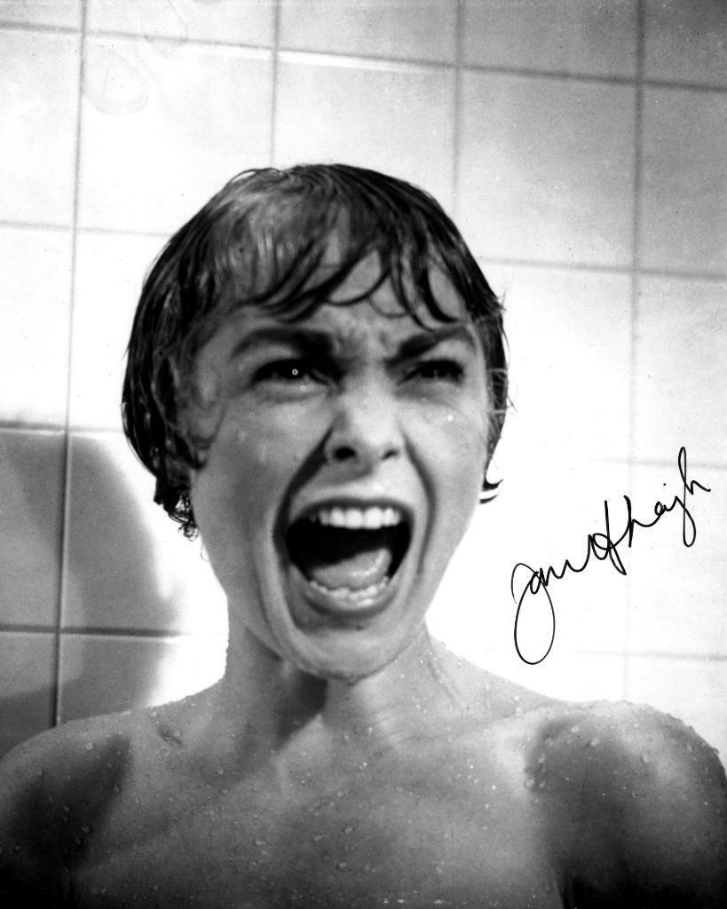 Janet Leigh Psycho SIGNED AUTOGRAPHED 10 X 8 REPRODUCTION Photo Poster painting PRINT