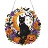 Autumn Halloween DIY Diamond Painting Acrylic Special Shape Pendant Hanging Kit