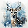 Deer - 11CT Stamped Cross Stitch - 40*40cm - Animal