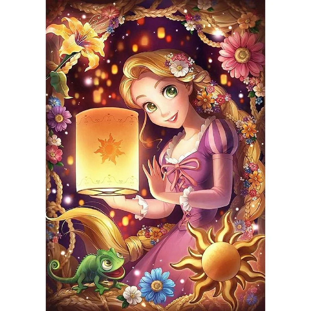 Full Round Diamond Painting - Rapunzel Princess(30*40cm)