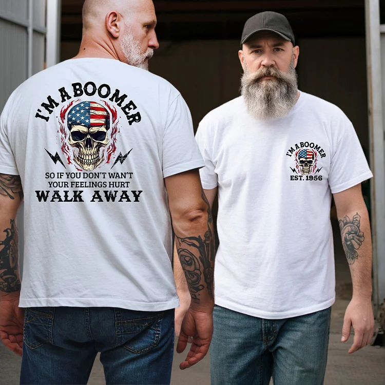 I'M A BOOMER. Wake Away Custom Year Of Birth Sweatshirt, Unisex Hoodie, Boomer Generation T shirt