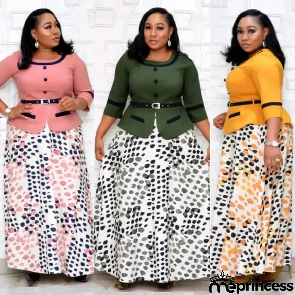 Fall Plus Size Mother of the Bride Yellow Formal Long Dress with Belt