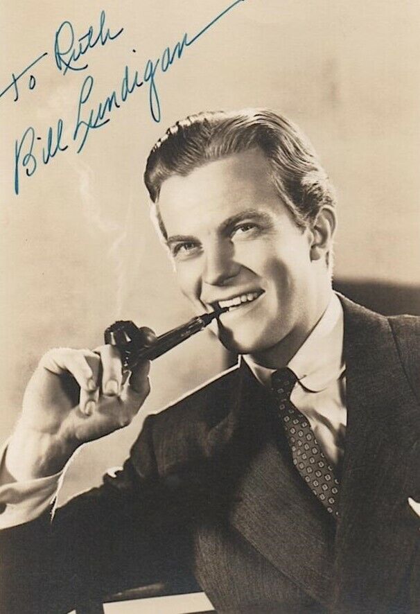 BILL LUNDIGAN Signed Photo Poster paintinggraph - Film Star Actor - preprint