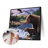 uk.everydayedeals (Limited Stock)Paint By Number - Oil Painting -  Bear (40*40Cm)