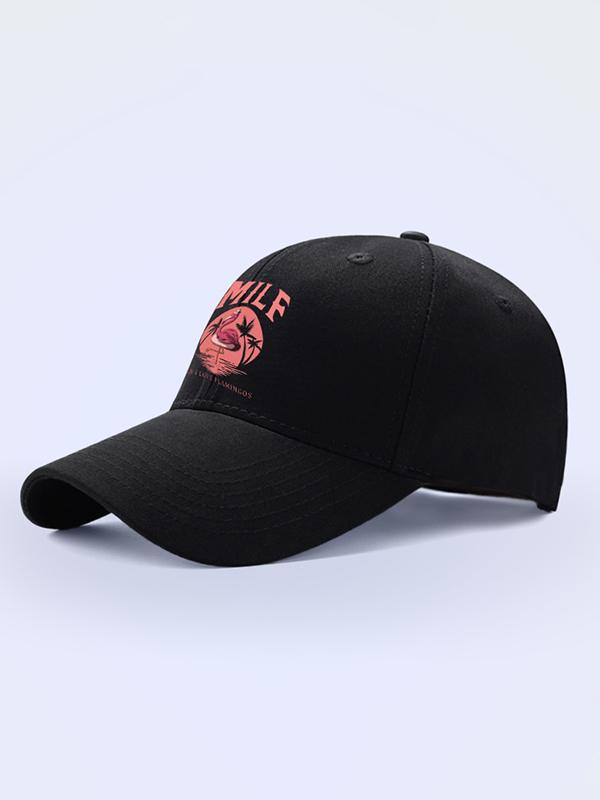 MILF MAN I LOVE FLAMINGOS Basic Trucker Baseball Caps