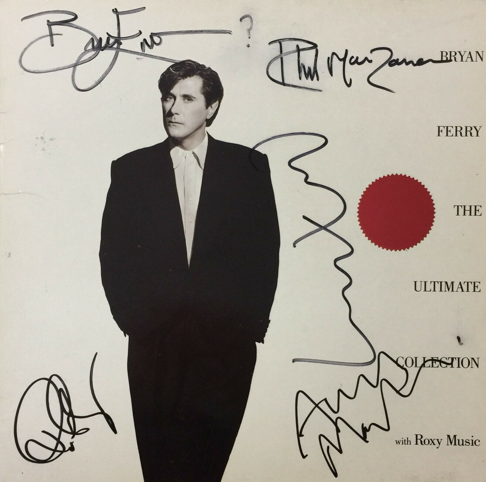 ROXY MUSIC Signed 'Ultimate Collection' Photo Poster paintinggraph - Rock Band - preprint