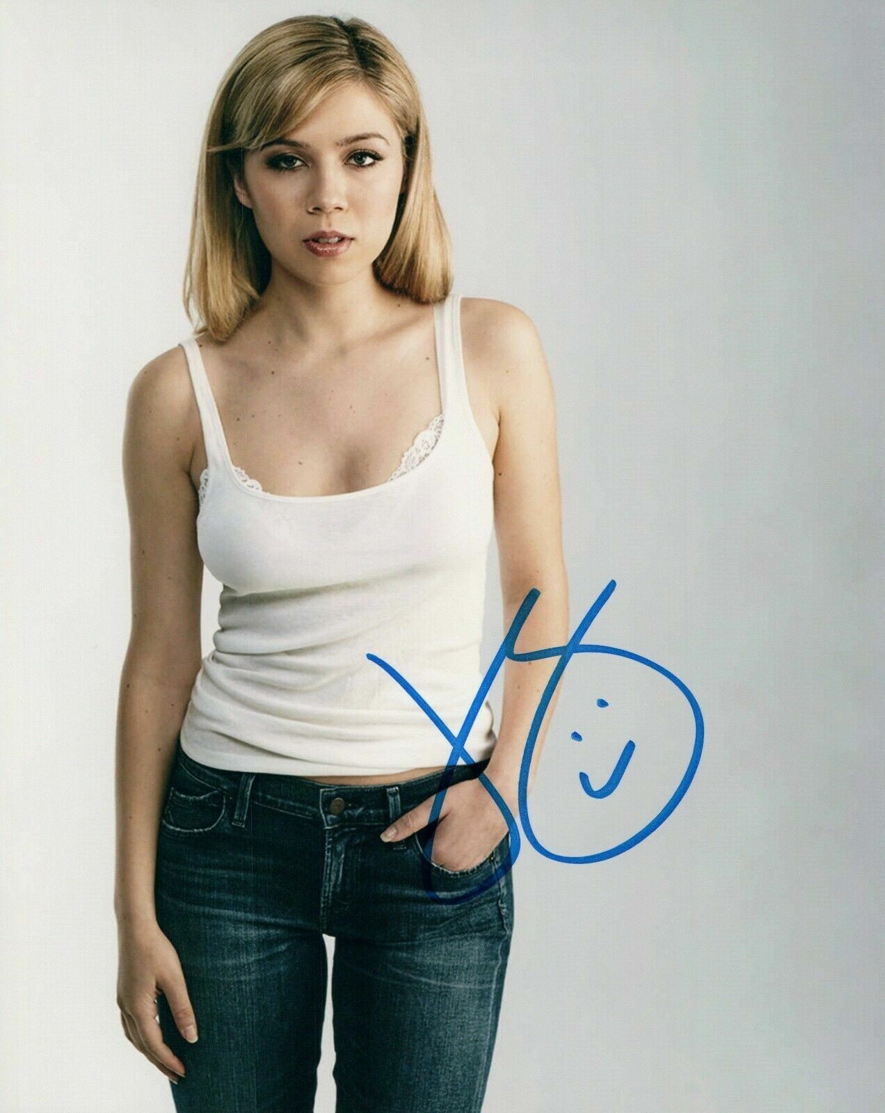 Jennette McCurdy Autographed Signed 8x10 Photo Poster painting ( iCarly ) REPRINT