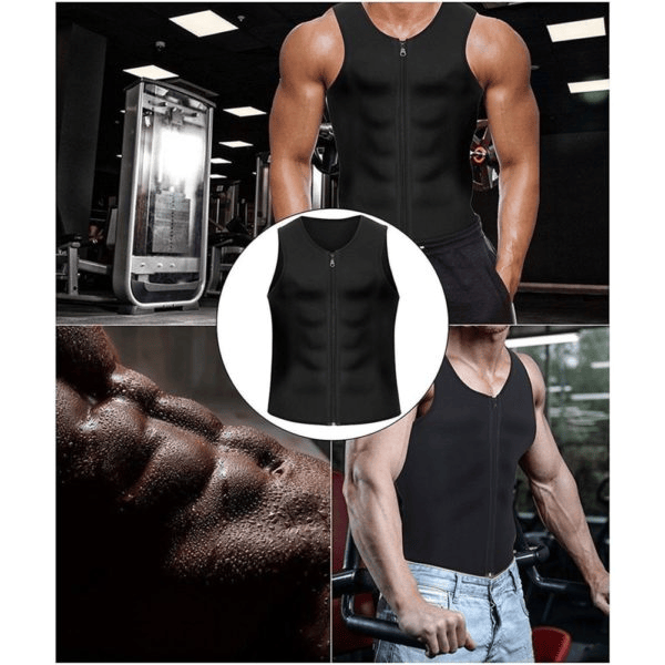 2025 Hot Sale Men's Compression Zipper Shaper Vest