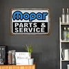 Mopar Parts & Service - Vintage Metal Signs - 20*30cm - Warning