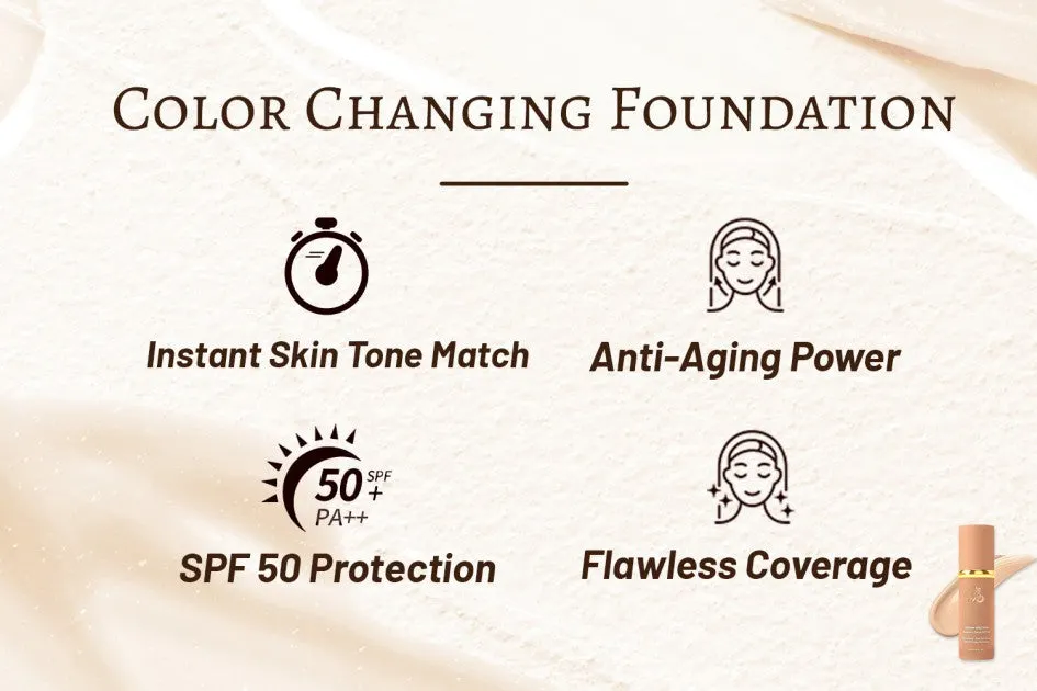 Final 3 Hours: 87% OFF🔥 4 In 1 Color Changing Foundation