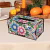 Wooden Diamond Painting Tissue Box for Home and Office Decoration (ZJH041)