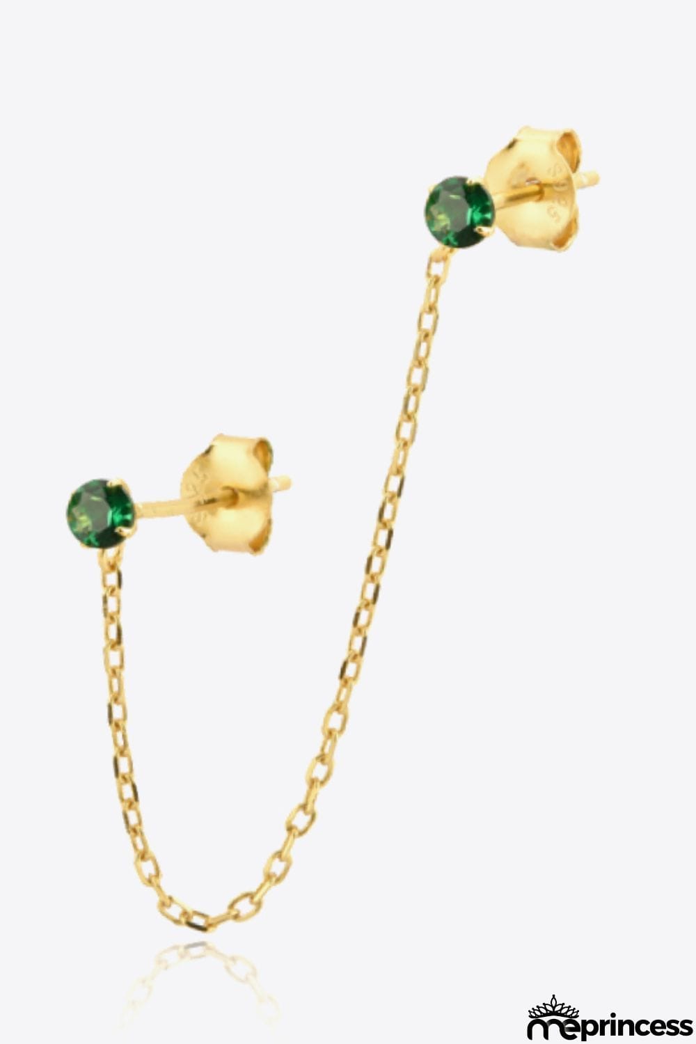 925 Sterling Silver Single Double-Piercing Earring