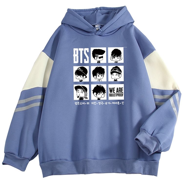 BTS We Are Bulletproof Cartton Hoodie