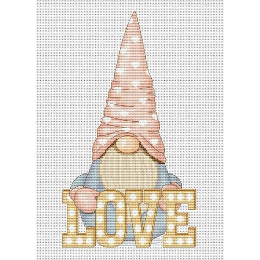 

LOVE Gnome - Round Drill Diamond Painting - 40*50CM, 501 Original