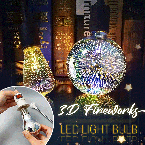 🌈💡SUMMER SALE 40% OFF💎3D Fireworks LED Light Bulb