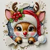 DIY Pearl Painting - Handmade Self - Adhesive Pearls - Christmas Reindeer