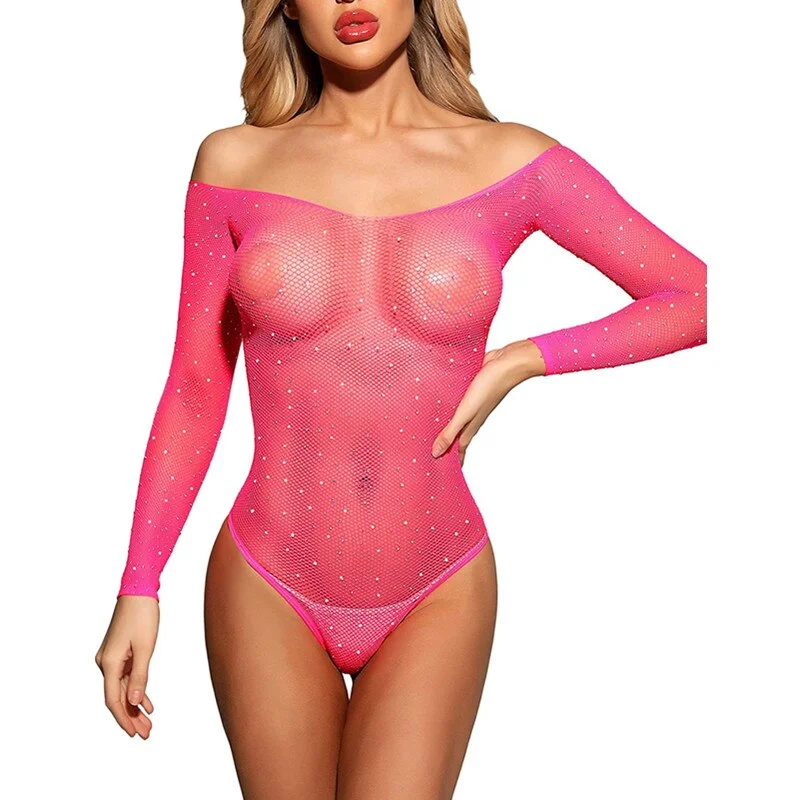 Uaang Lingerie Set Transparent Underwear One-piece Porn Babydoll Dress Sexy Costume Erotic Lingerie Women Hollow Open Bra Kit