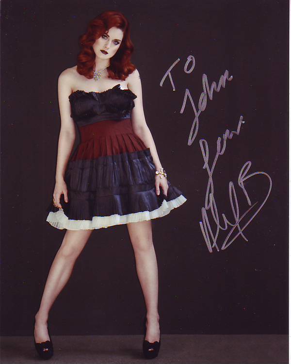 ALEXANDRA BRECKENRIDGE Signed Photo Poster paintinggraph - To John FAMILY GUY & THE WALKING DEAD