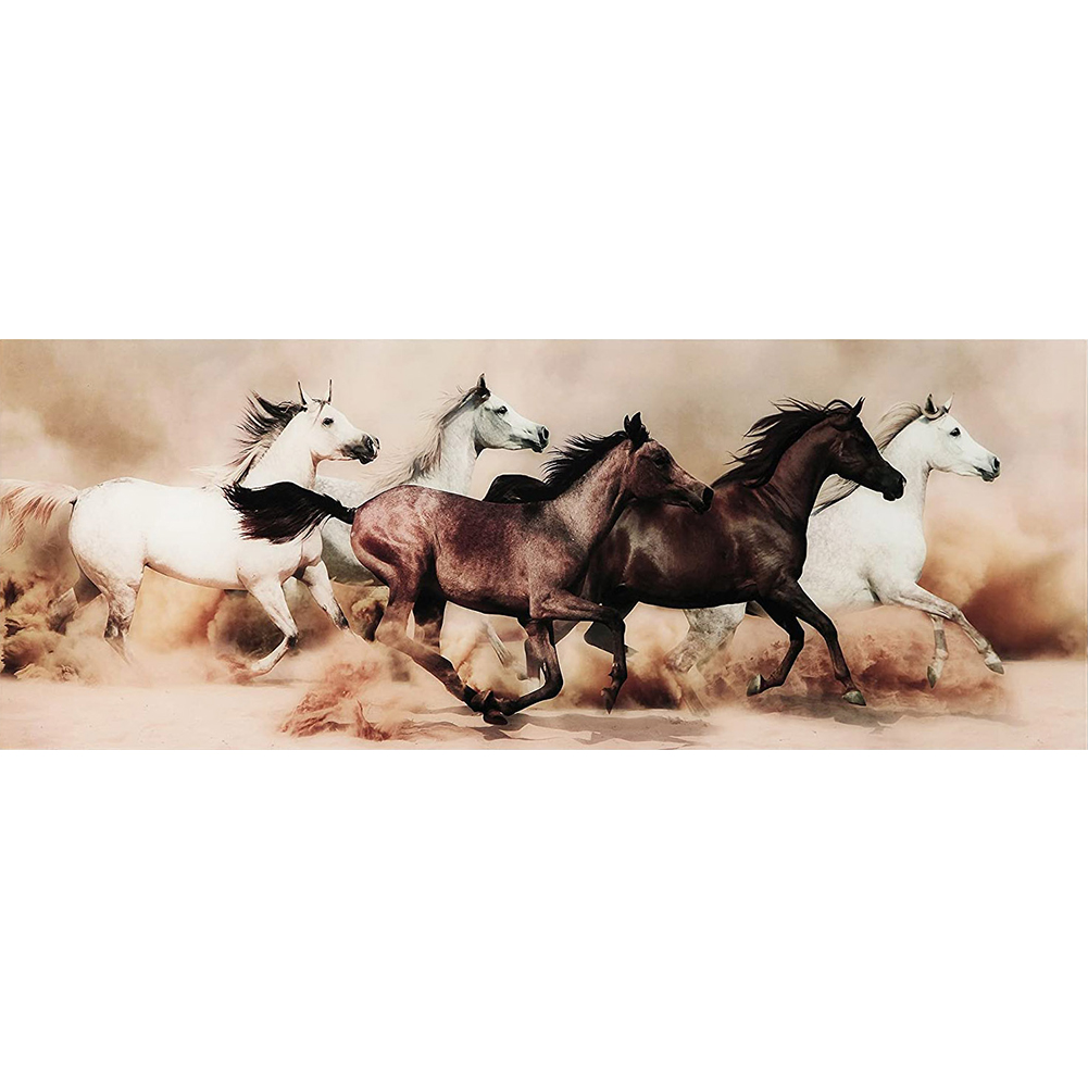 

Running Horse - Round Drill Diamond Painting - 80*30CM (Big Size), 501 Original
