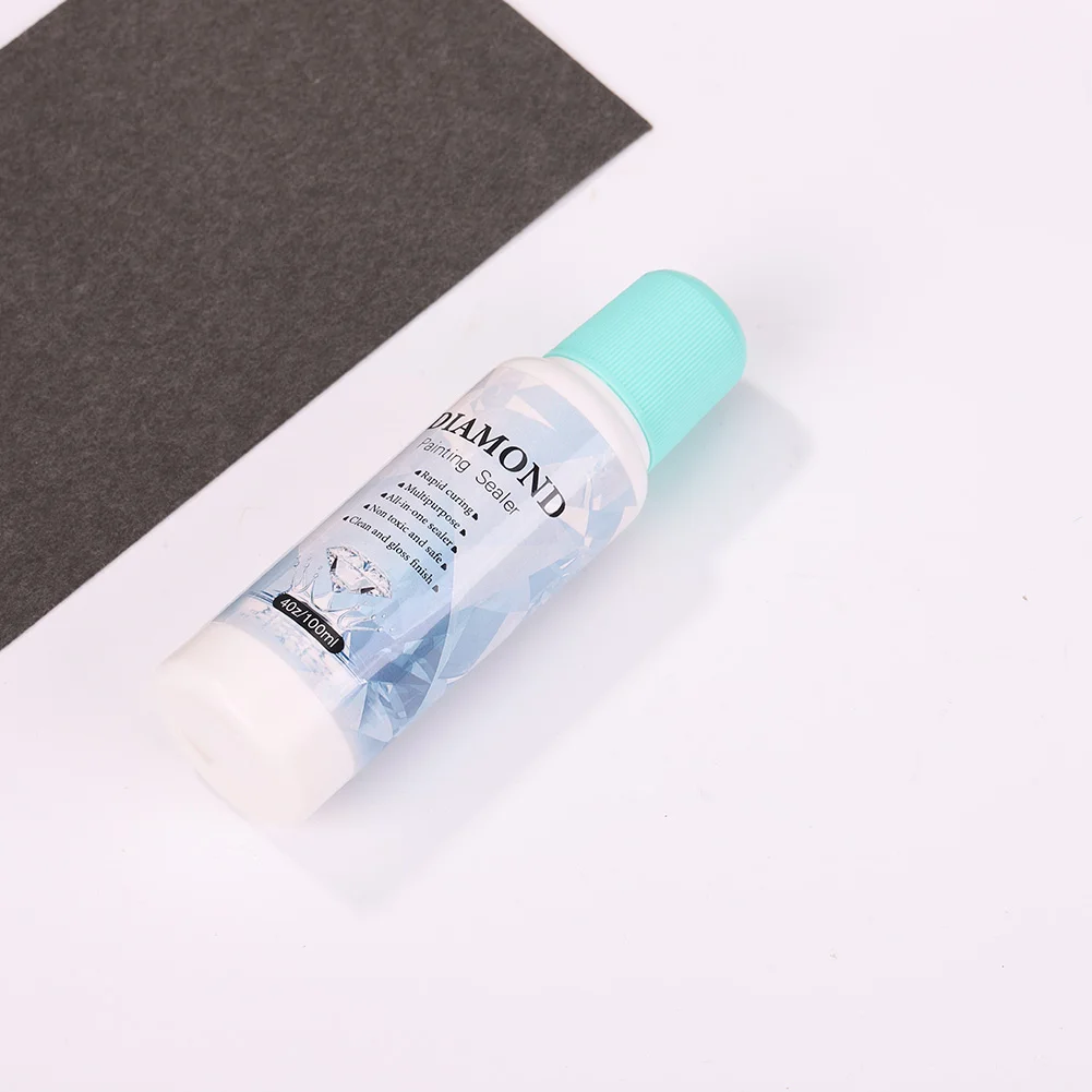 100ML Diamond Painting Glue Sealer-Permanent Hold Your Diamond Paintings（Can‘t be applied, only pressed）