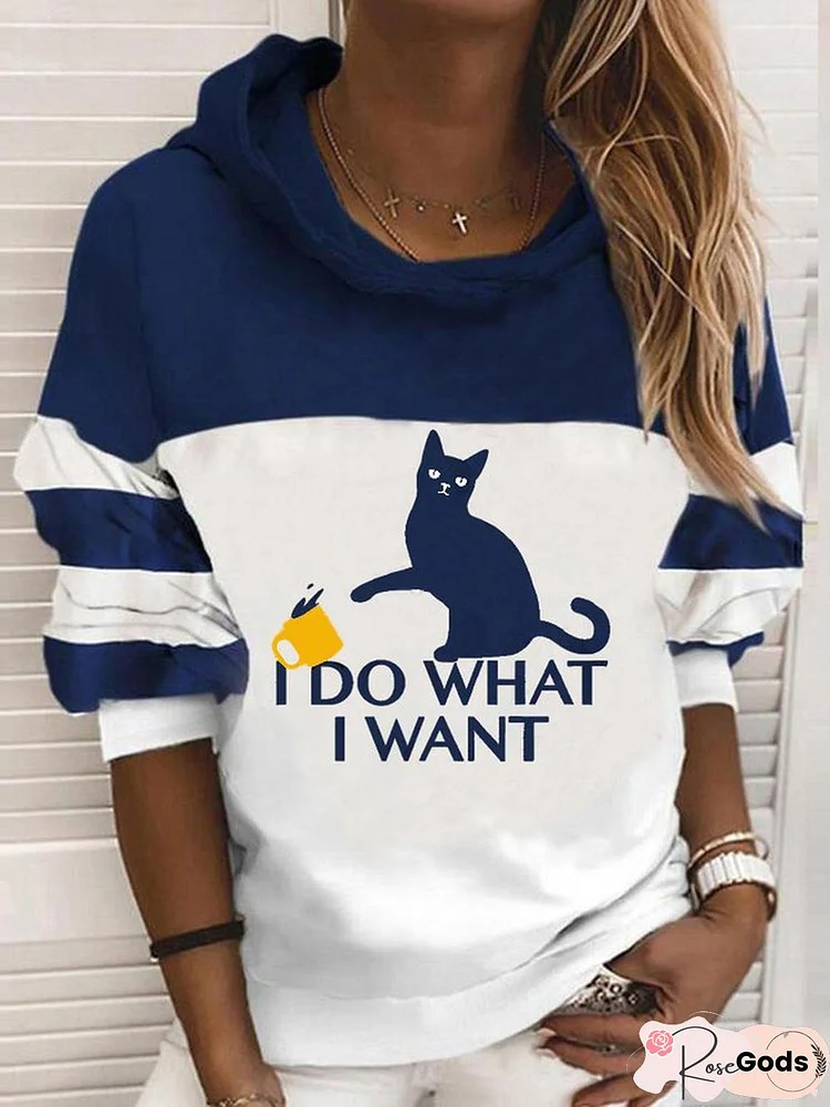 Women Casual Text Letters Autumn No Elasticity Daily Long Sleeve H-Line Regular Size Sweatshirts