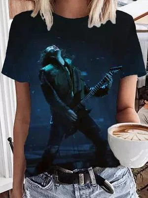 Women's Rock Print T-Shirt