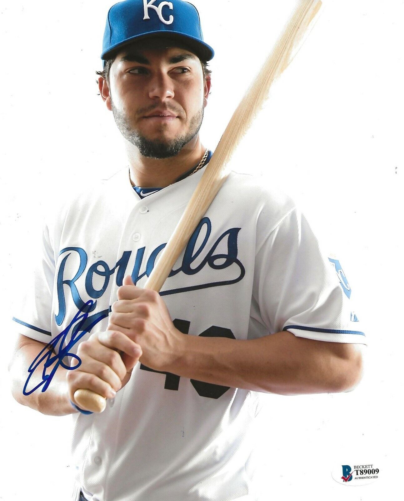 Eric Hosmer signed Kansas City Royals 8x10 Photo Poster painting autographed BAS Beckett