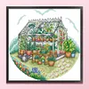Sunshine Garden-14CT Stamped Cross Stitch 31*30cm/12.2*11.81in tapestrymarket