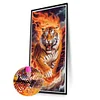 (40*70cm)Tiger - Full Round Drill Diamond Painting