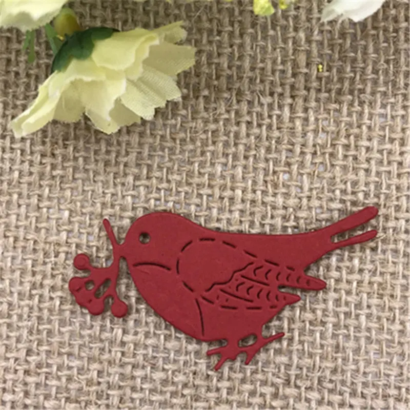 1 pcs Birds Metal Cutting Dies Stencil DIY Scrapbooking Photo Album Decor Embossing Cards Making DIY Crafts