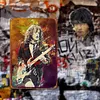 Angus Young - Panneaux en &eacute;tain m&eacute;tallique(20*30cm/30*40cm) - Musique