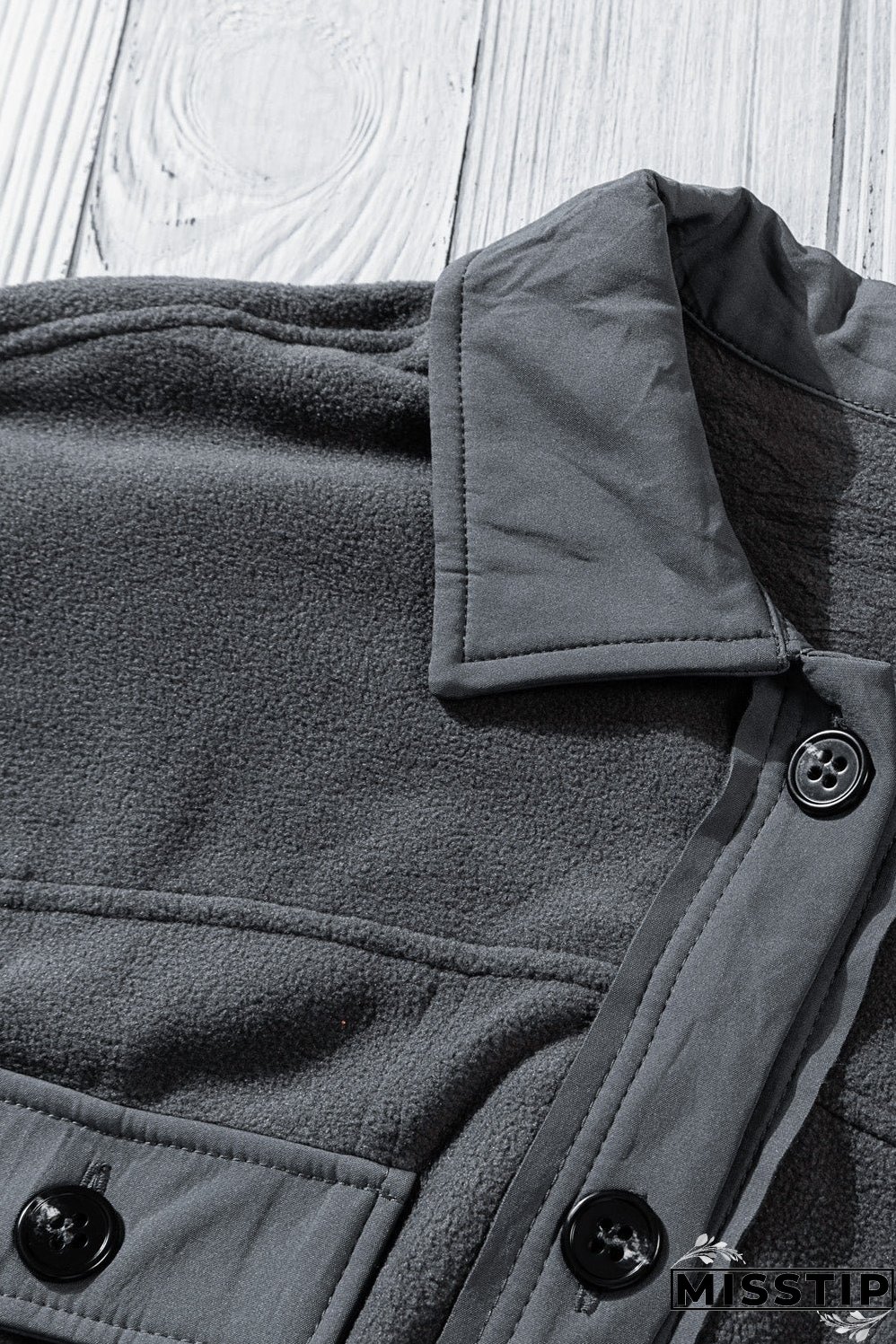 Turn Down Collar Shirt Jacket