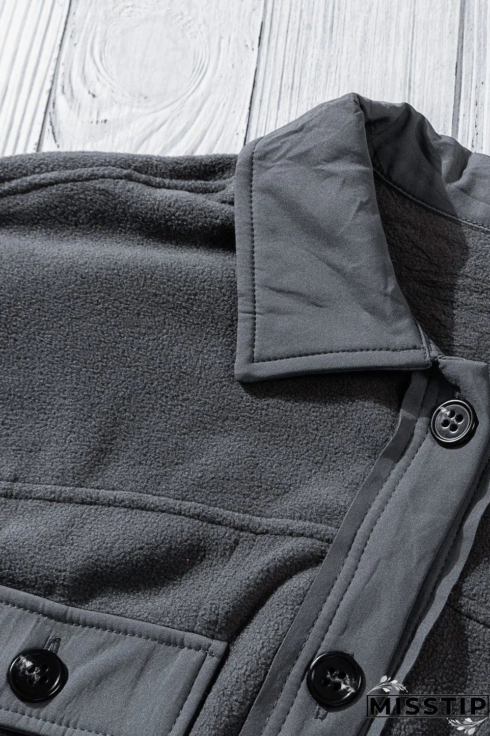 Turn Down Collar Shirt Jacket