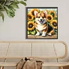 Diamond Painting-DIY Full Round Drill Garden Dog(40*40 CM)