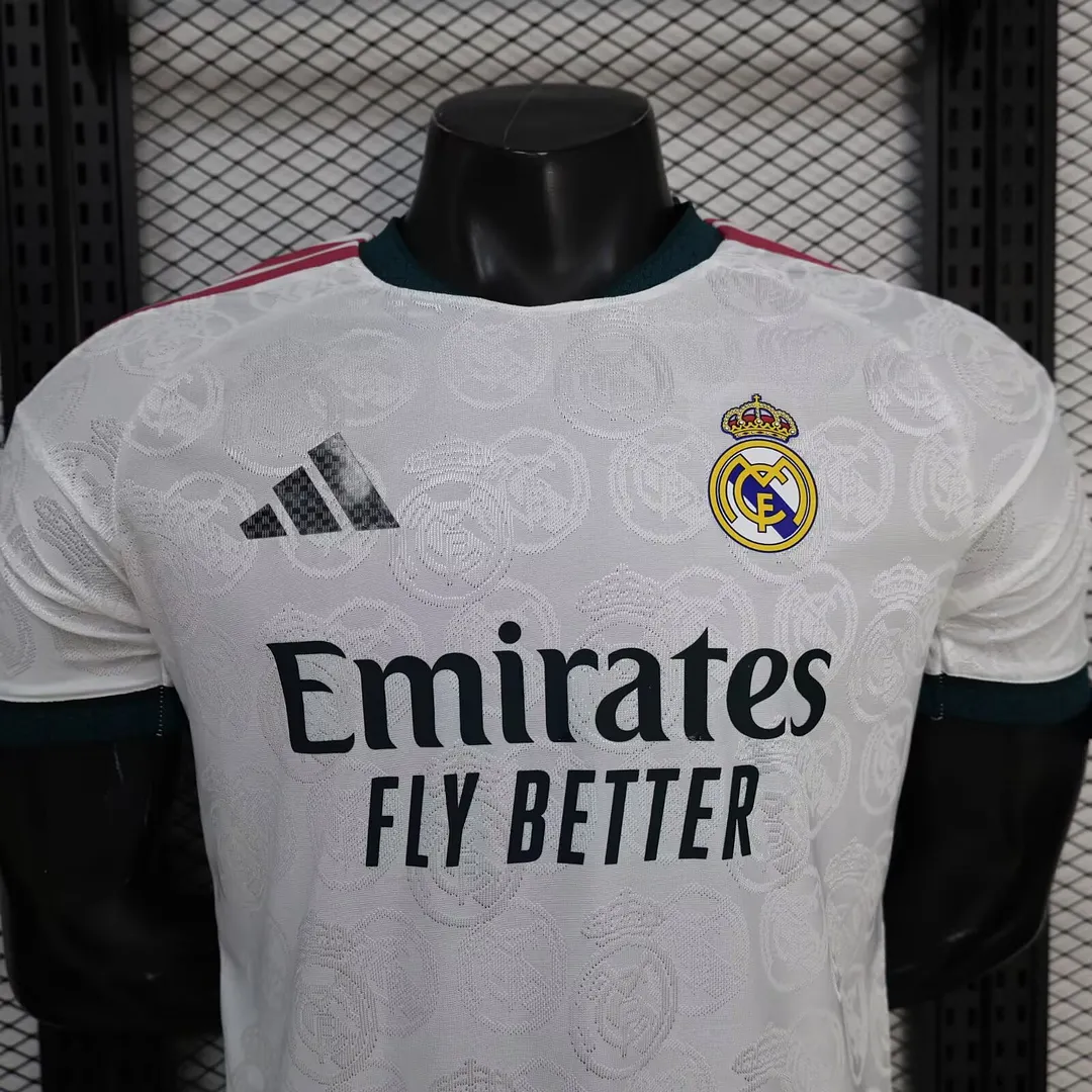 26/27 Real Madrid White Player Version Men's Football T-Shirt