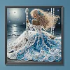 Seaside Beauty-Special Shaped Diamond Painting