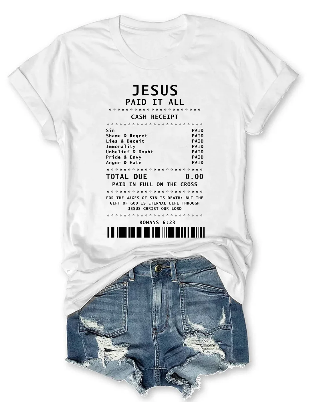 Jesus Paid It All T-shirt
