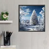 Diamond Painting-DIY Full Round Drill Christmas Tree